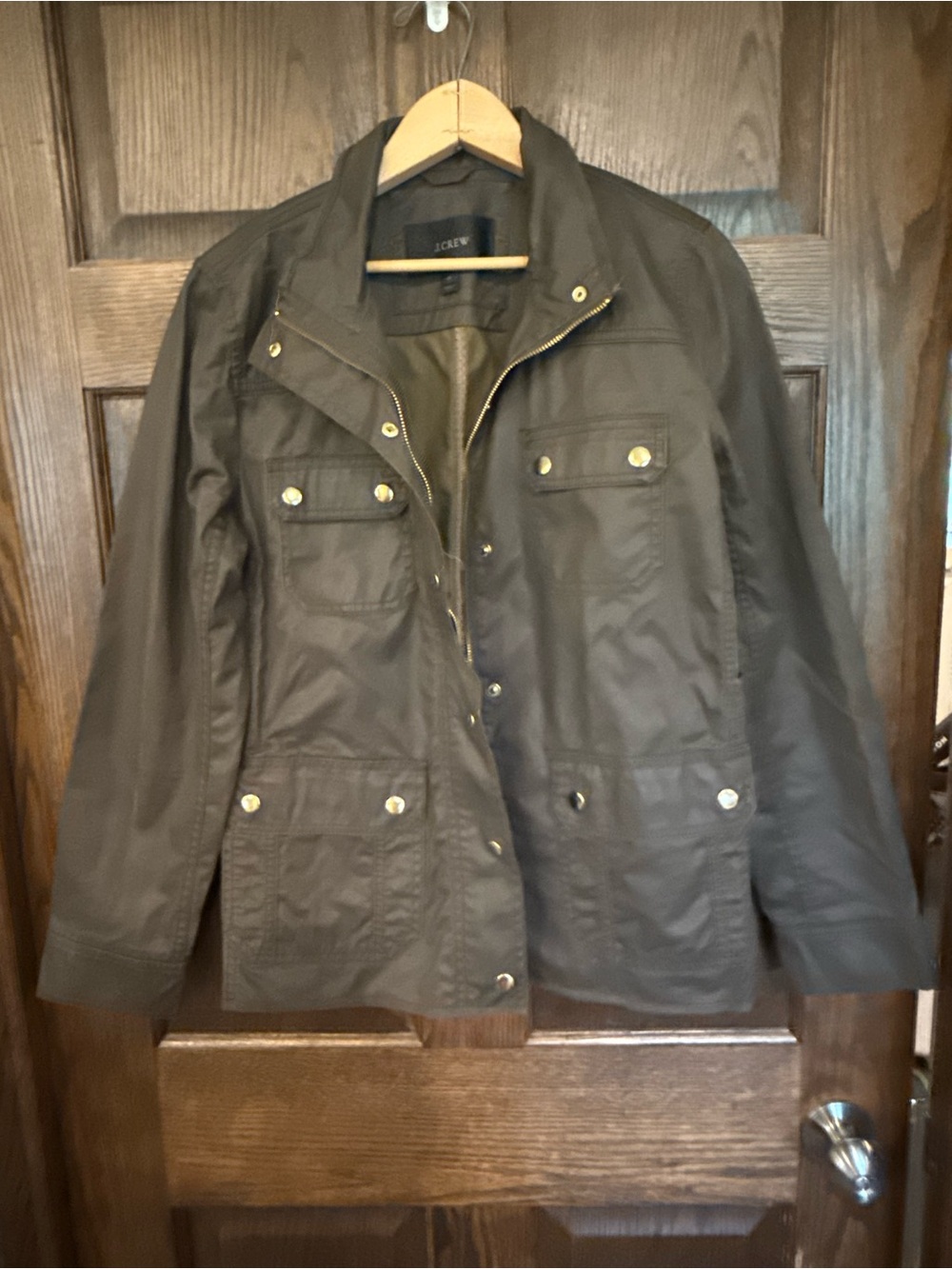 J. Crew Women's Olive Utility Jacket